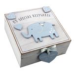 Cutiuta amintiri bleu din MDF  My Special Keepbox fotografia produsului
