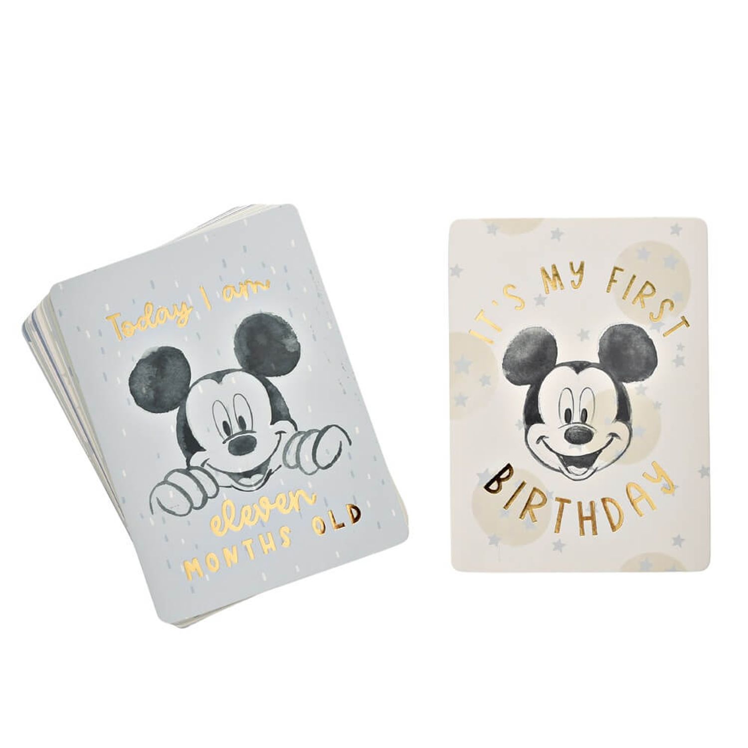 Set cartonase tip milestone pentru primele evenimente ale bebelusului - Mickey fotografia produsului View 2 L