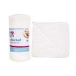 Paturica bebe din fleece crem First Steps fotografia produsului