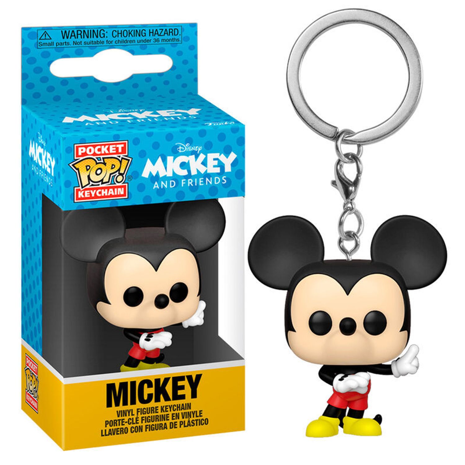 Breloc Funko Pocket POP! Disney Classics Mickey Mouse, 4 cm fotografia produsului View 2 L