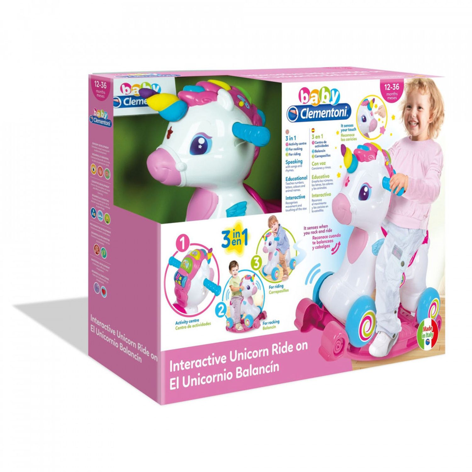 Balansoar Unicorn 3 In 1 fotografia produsului