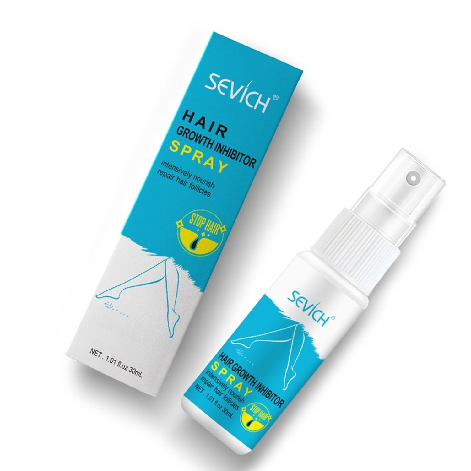 Spray inhibitor, incetinire crestere par, Sevich, 30ml fotografia produsului View 3 L