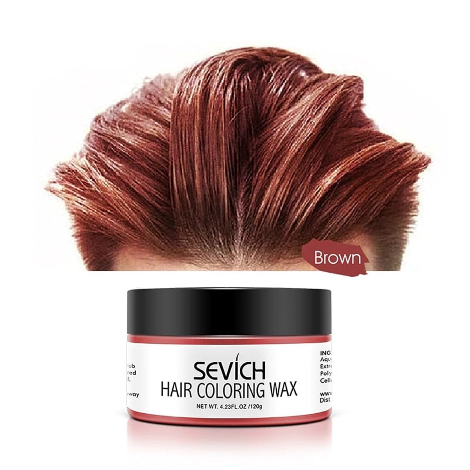 Ceara de par coloranta, Professional, Sevich, brown, 120g fotografia produsului View 2 L