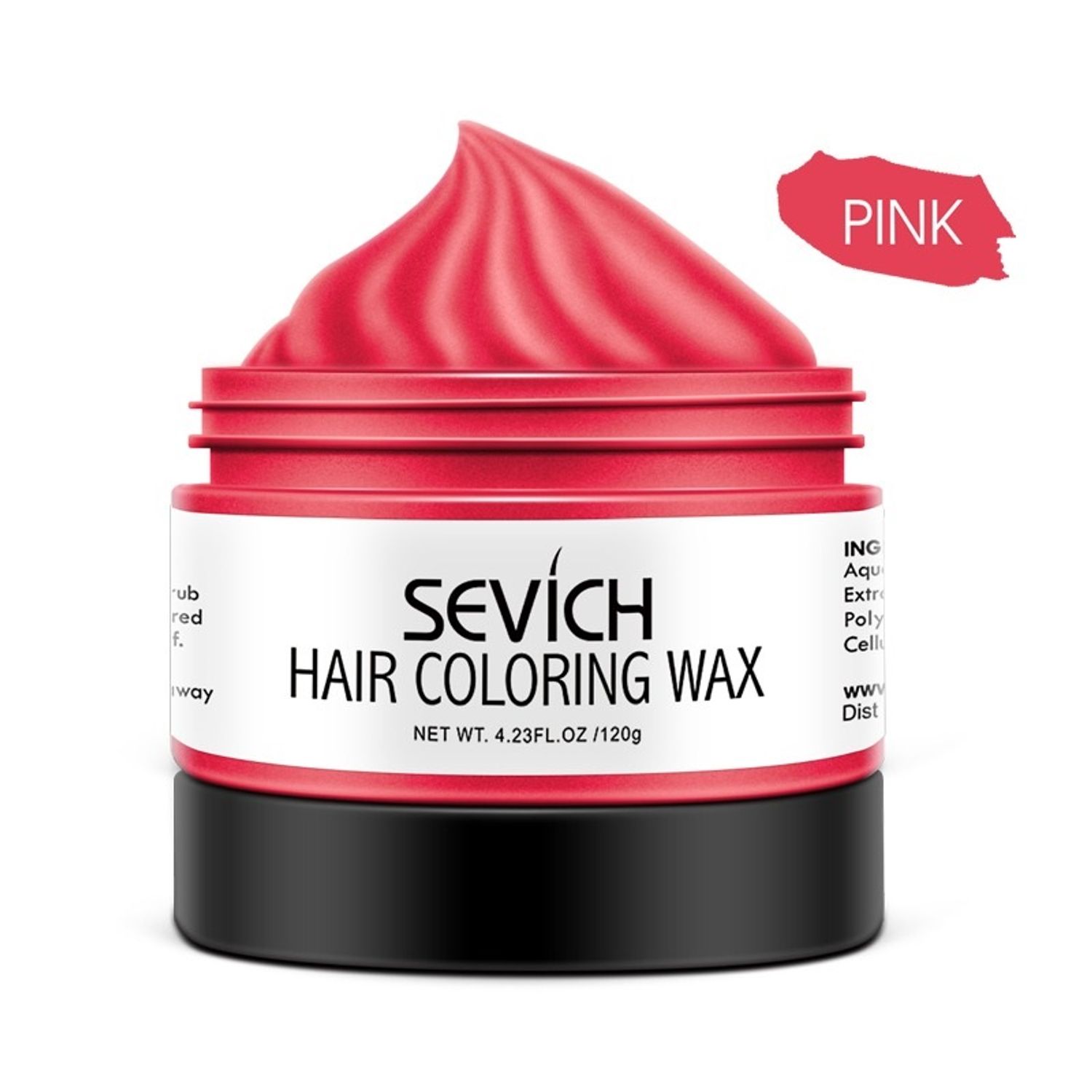 Ceara de par coloranta, Professional, Sevich, pink, 120g fotografia produsului View 3 L