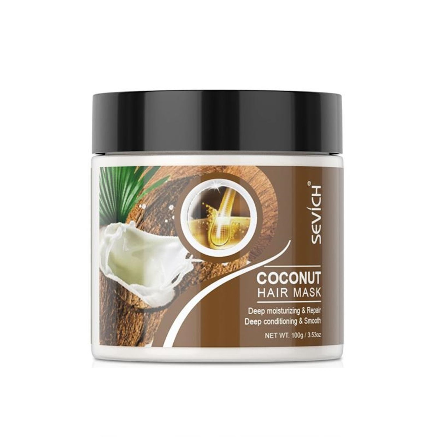 Masca de par cu Cocos, efect reparator, Sevich, 100g fotografia produsului
