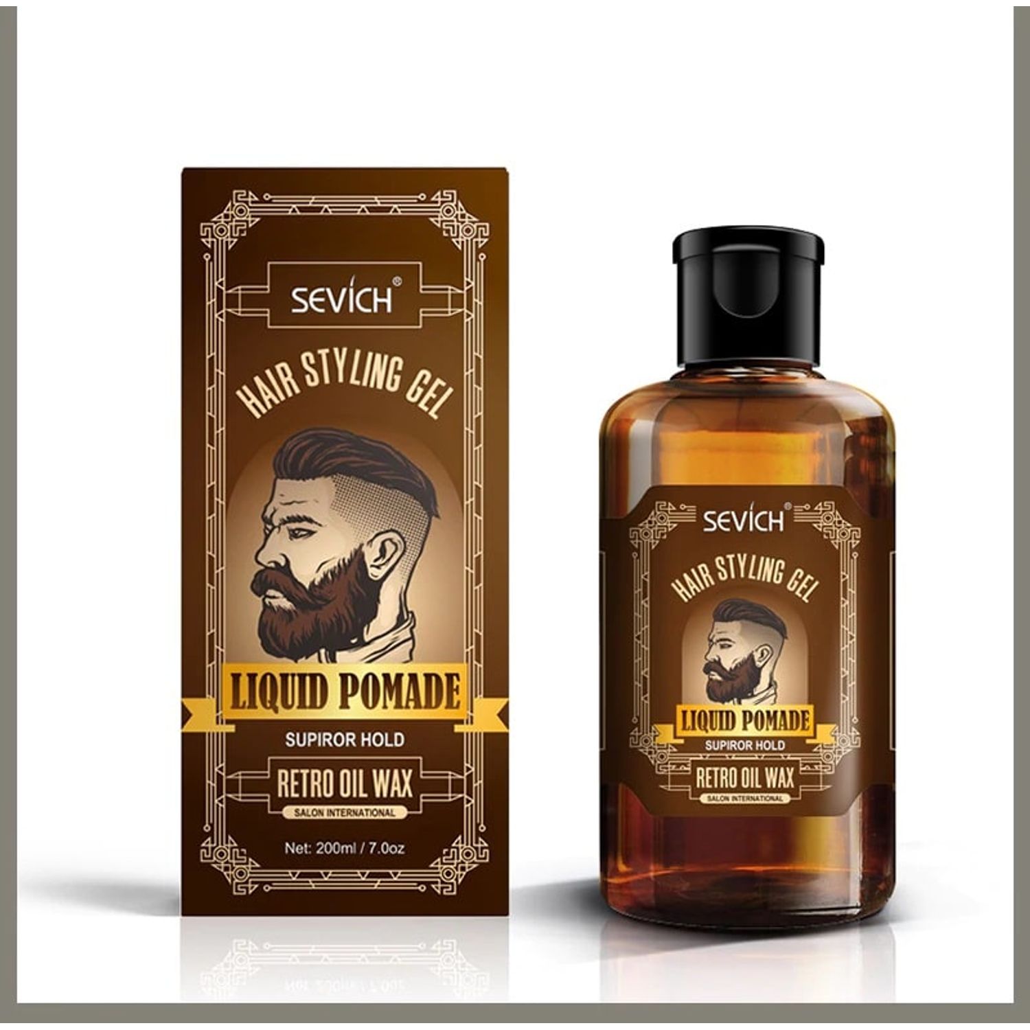 Pomada modelatoare pentru par, Sevich Retro Gel, 200ml fotografia produsului View 3 L