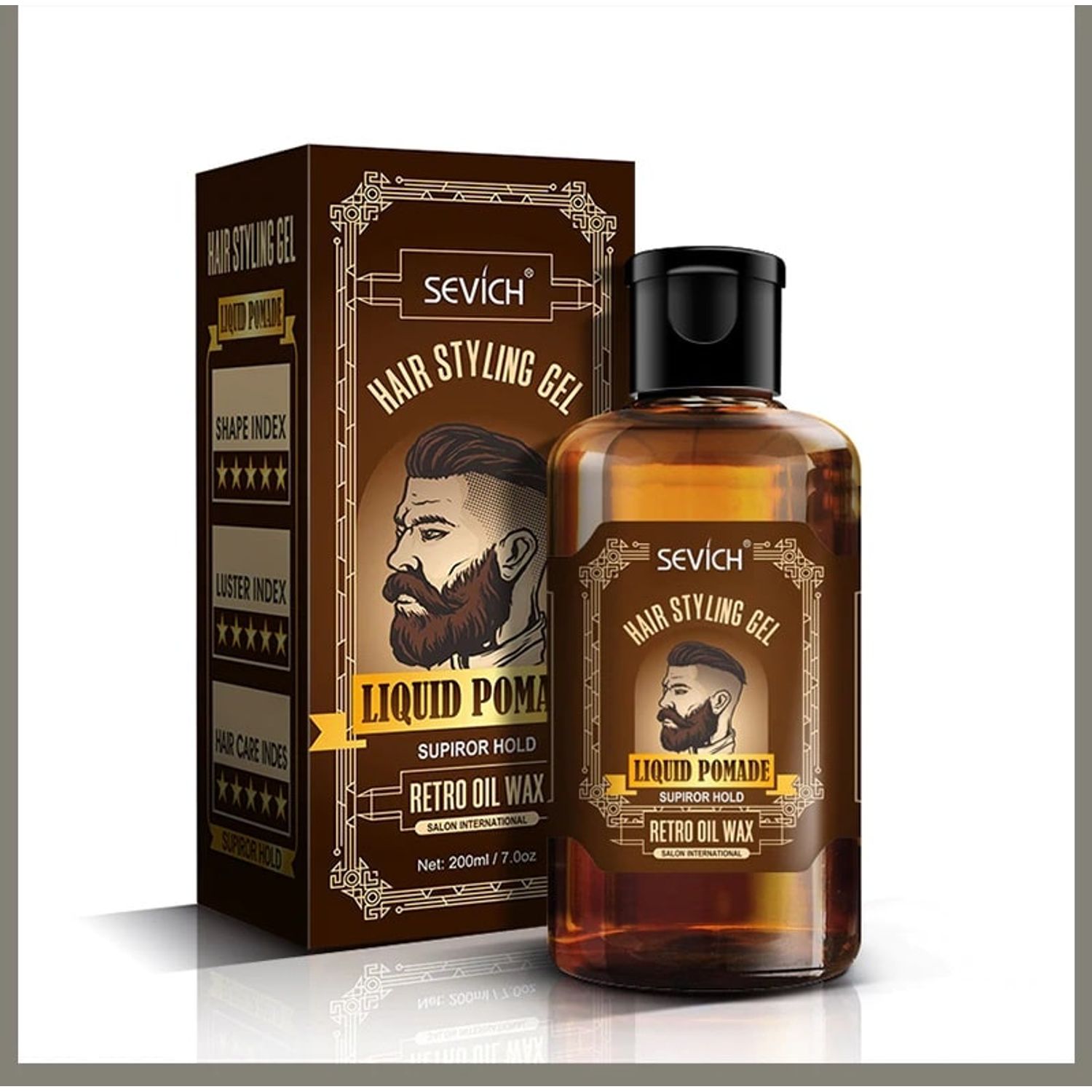 Pomada modelatoare pentru par, Sevich Retro Gel, 200ml fotografia produsului View 4 L