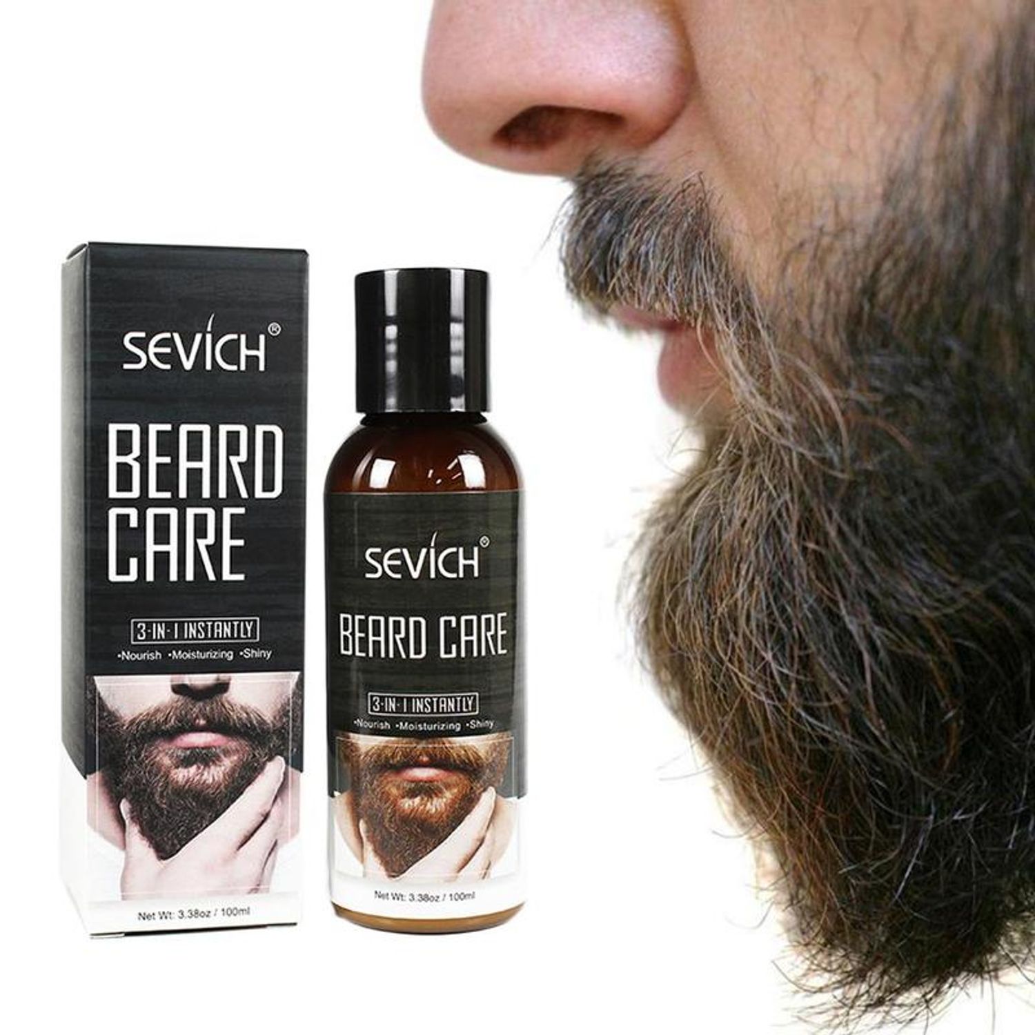 Șampon barbă și mustață, Sevich Care, 100ml fotografia produsului View 5 L