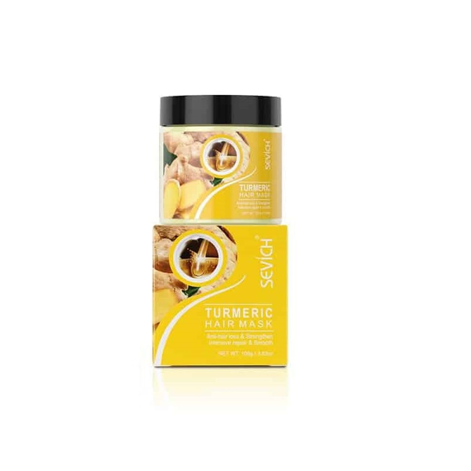 Masca de par cu turmeric, impotriva caderii parului, Sevich, 100g fotografia produsului View 4 L