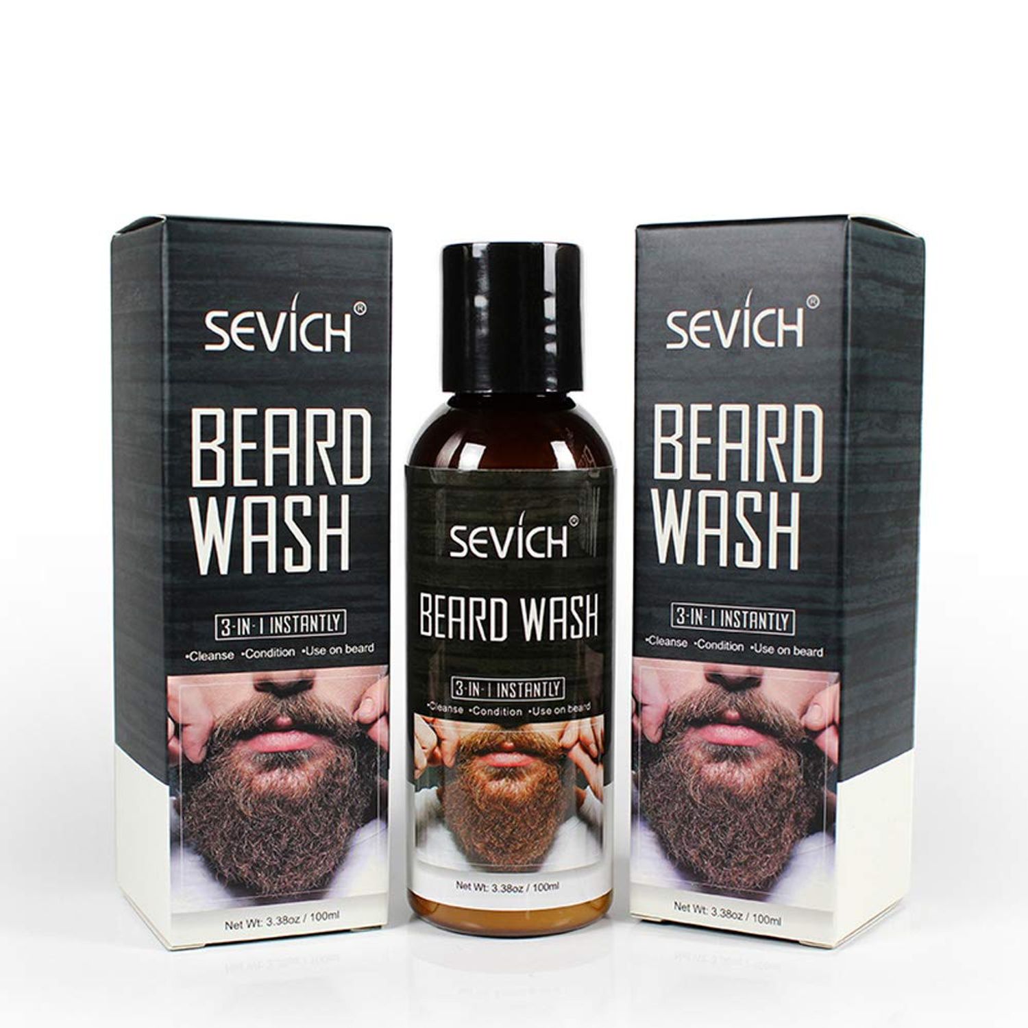 Șampon barbă și mustață, Sevich Wash, 100ml fotografia produsului View 4 L