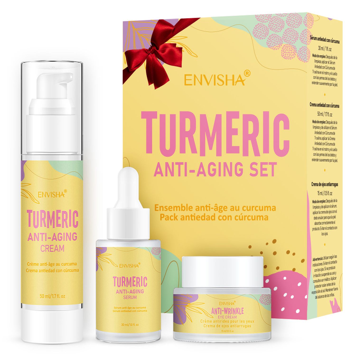 Set complet Anti-Aging, Turmeric, Envisha fotografia produsului View 2 L