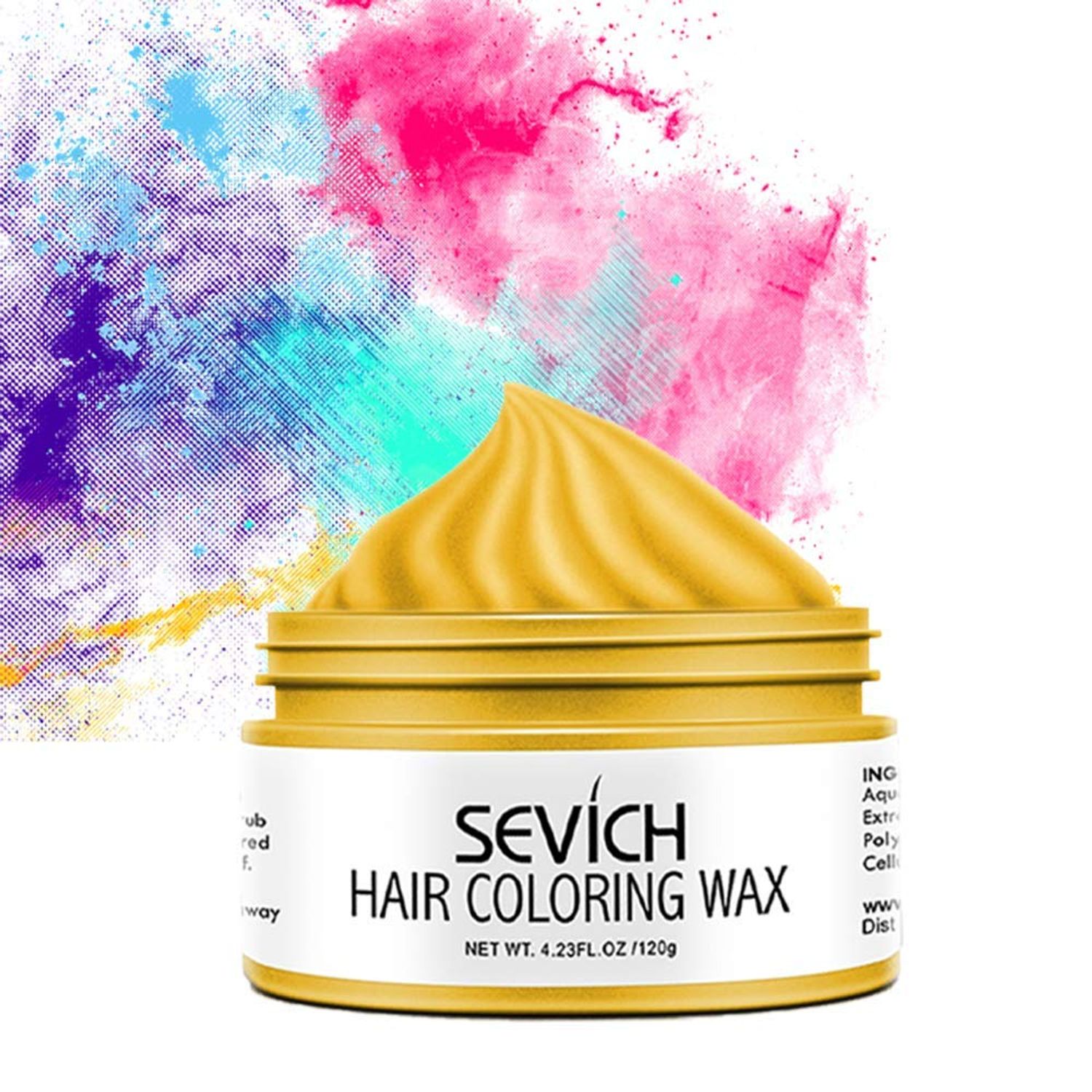 Ceara de par coloranta, Professional, Sevich, yellow, 120g fotografia produsului View 3 L