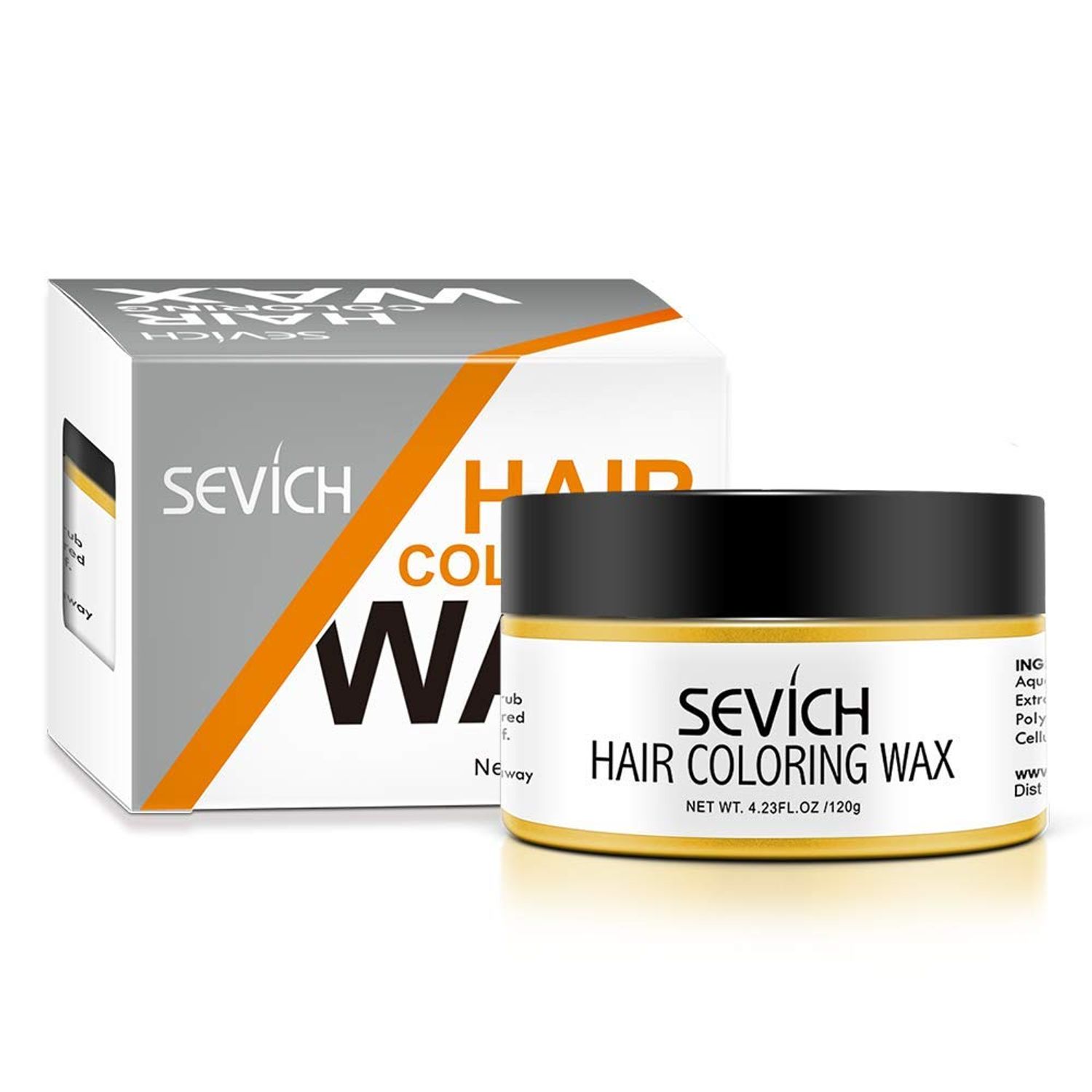 Ceara de par coloranta, Professional, Sevich, yellow, 120g fotografia produsului View 4 L