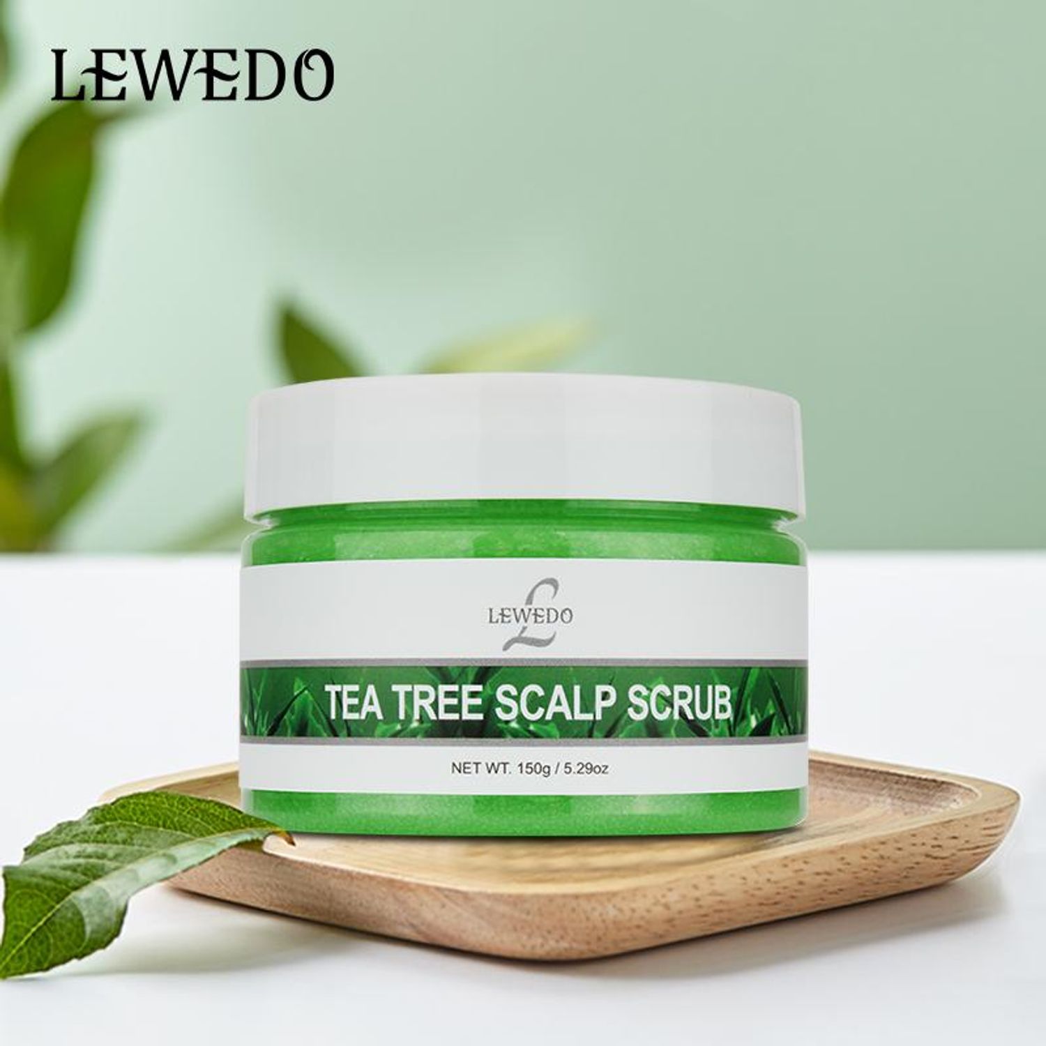 Scrub pentru scalp Arbore de Ceai, Lewedo, 150g fotografia produsului View 5 L