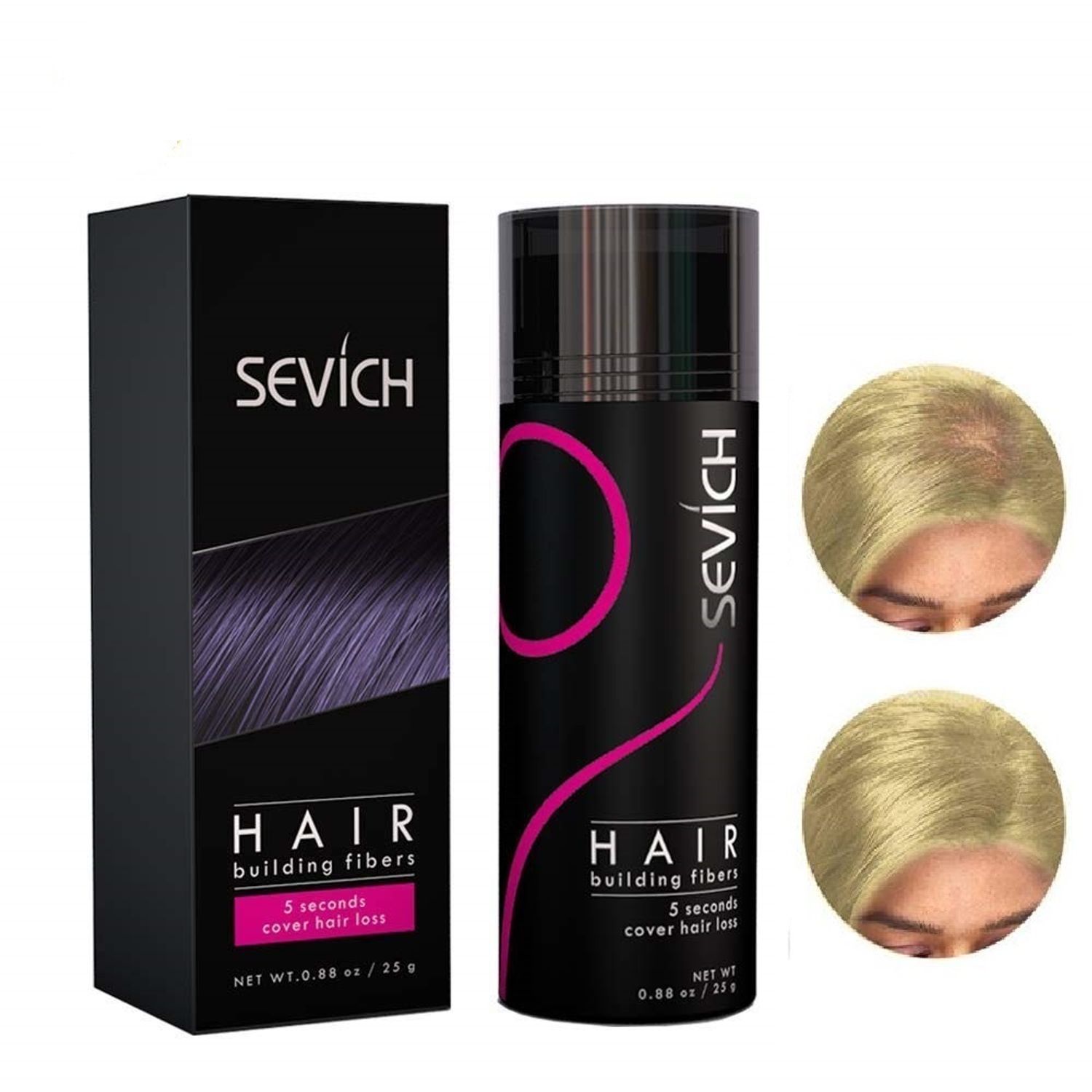 Fibre pentru păr rar Sevich, blond deschis, 25 g fotografia produsului