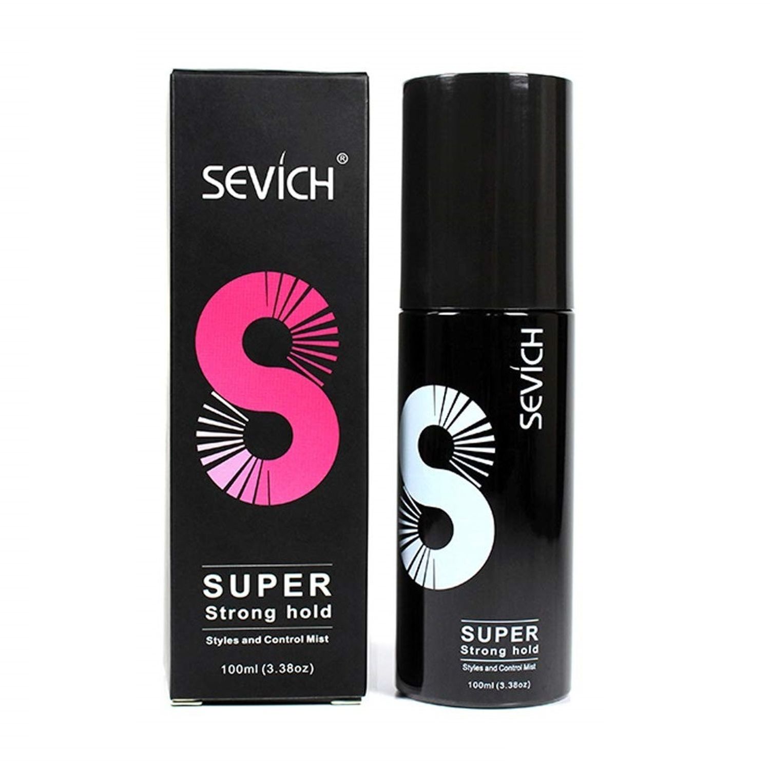 Kit complet fibre pentru păr rar, SEVICH, pudră, fixativ, aplicator, blond deschis, 25 g fotografia produsului View 2 L