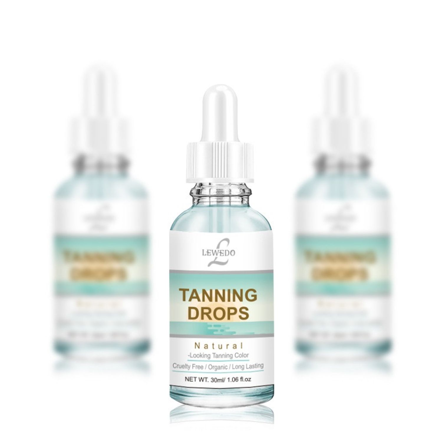 Ser autobronzant, Tanning Drops, Lewedo, 30ml fotografia produsului View 3 L