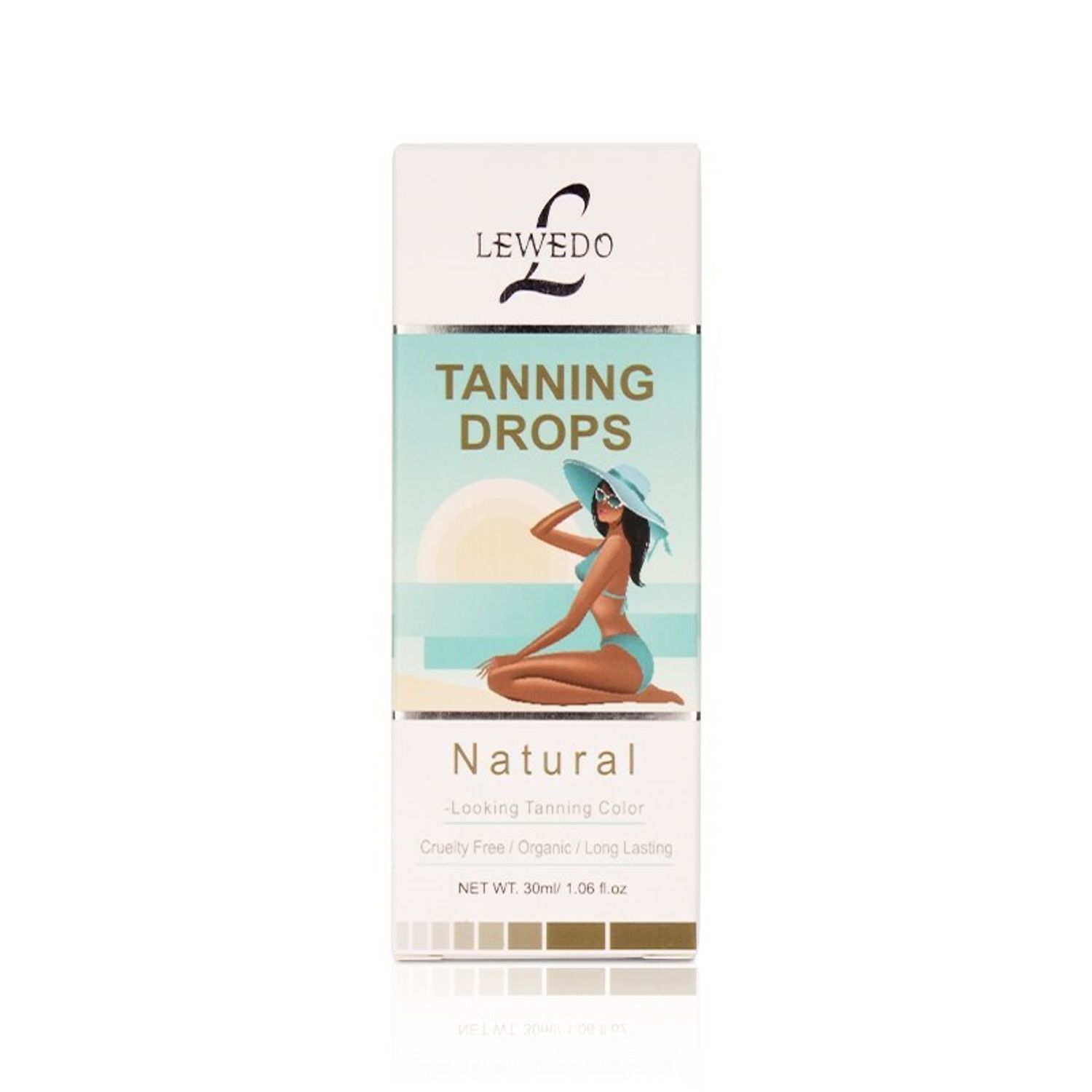 Ser autobronzant, Tanning Drops, Lewedo, 30ml fotografia produsului View 4 L