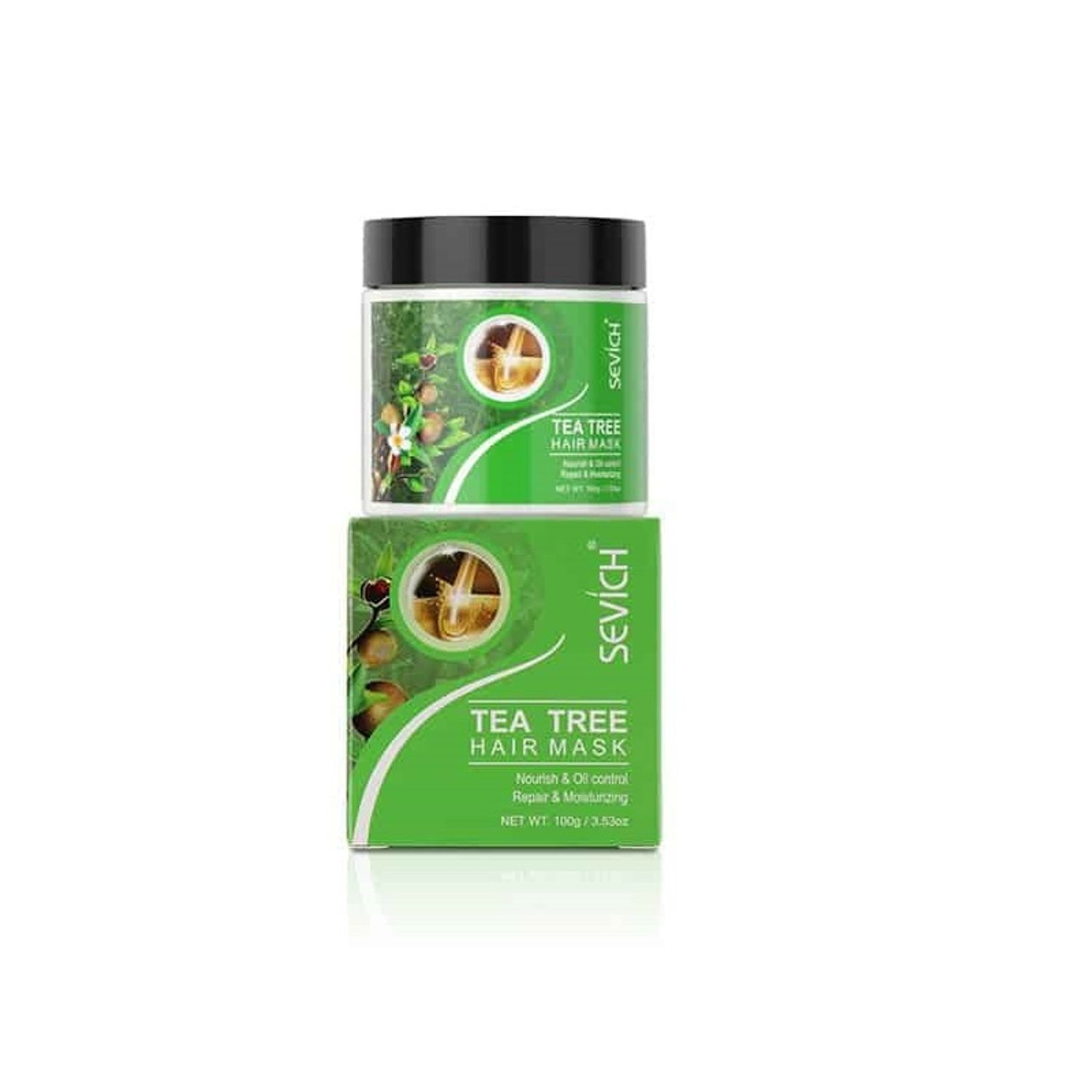 Masca de par cu extract de ceai, efect reparator si hranitor, Sevich, 100g fotografia produsului View 5 L