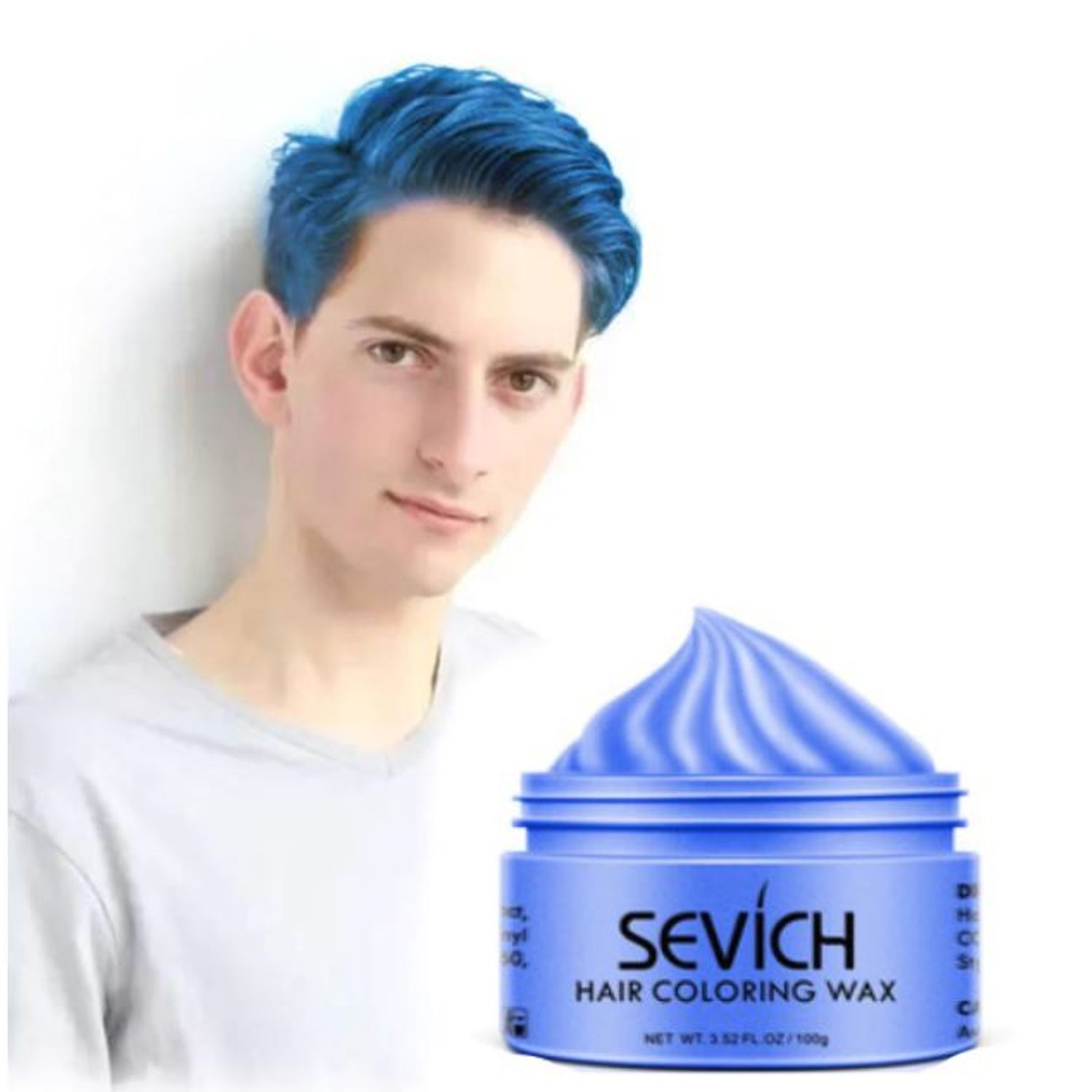 Ceara de par coloranta, Professional, Sevich, blue, 120g fotografia produsului View 4 L