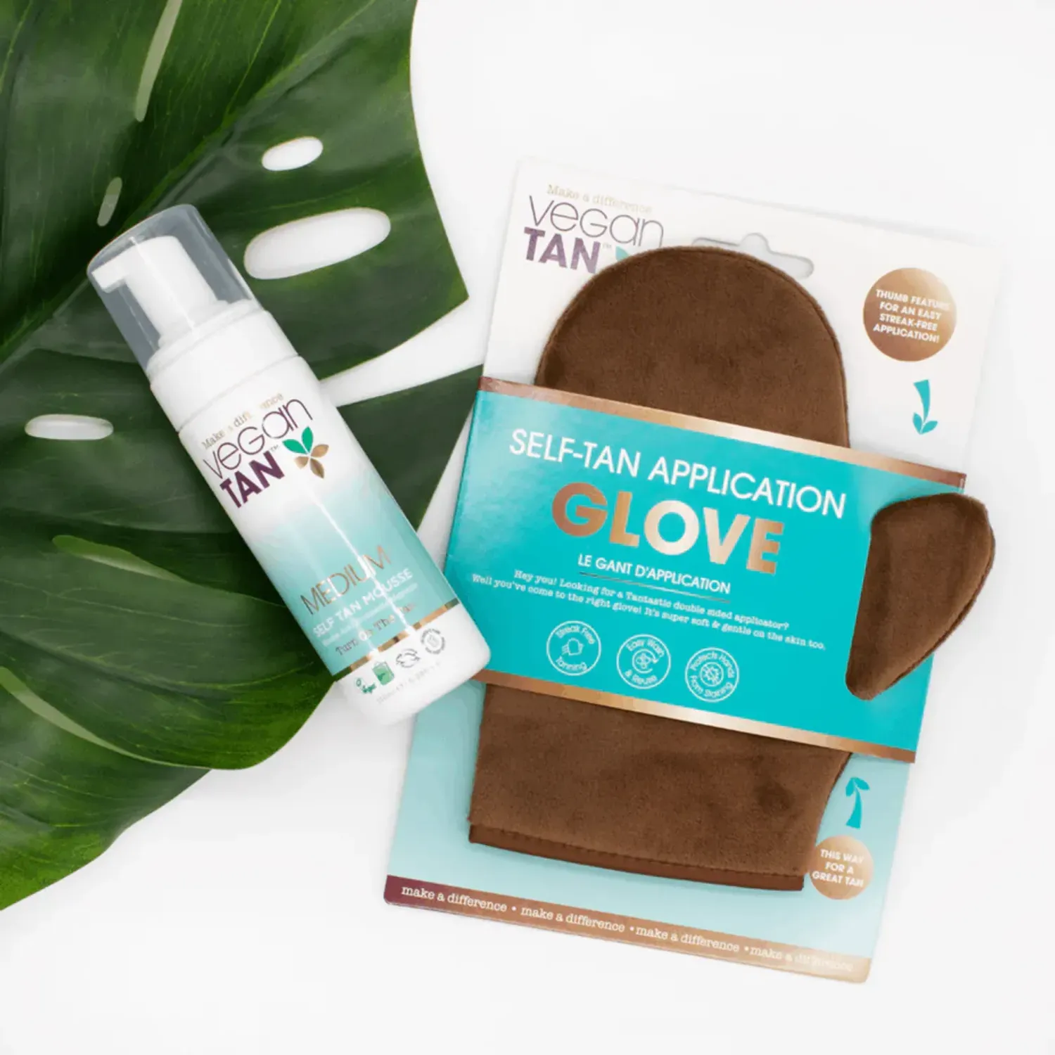 Manusa Vegan Tan, pentru aplicarea autobronzantului fotografia produsului View 3 L
