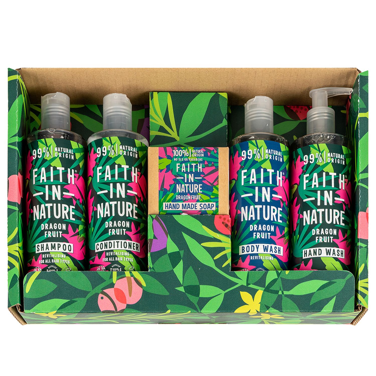 Set ritual de ingrijire Faith in Nature cu Fructul Dragonului, 5 pcs fotografia produsului