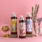 Sampon & gel de dus cu extract de iasomie si plante mediteraneene, Botanic Garden, Biobaza, 400 ml fotografia produsului View 3 S