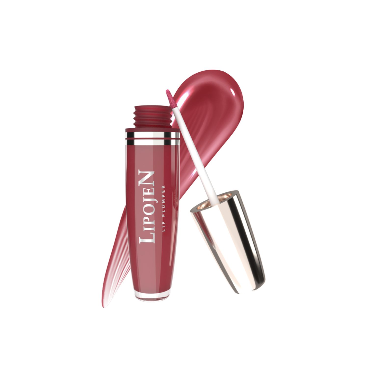 Ruj lichid volumizant semi-mat cu colagen, LOVE GLOW, nr. 6, LIPOJEN, 5 ml fotografia produsului