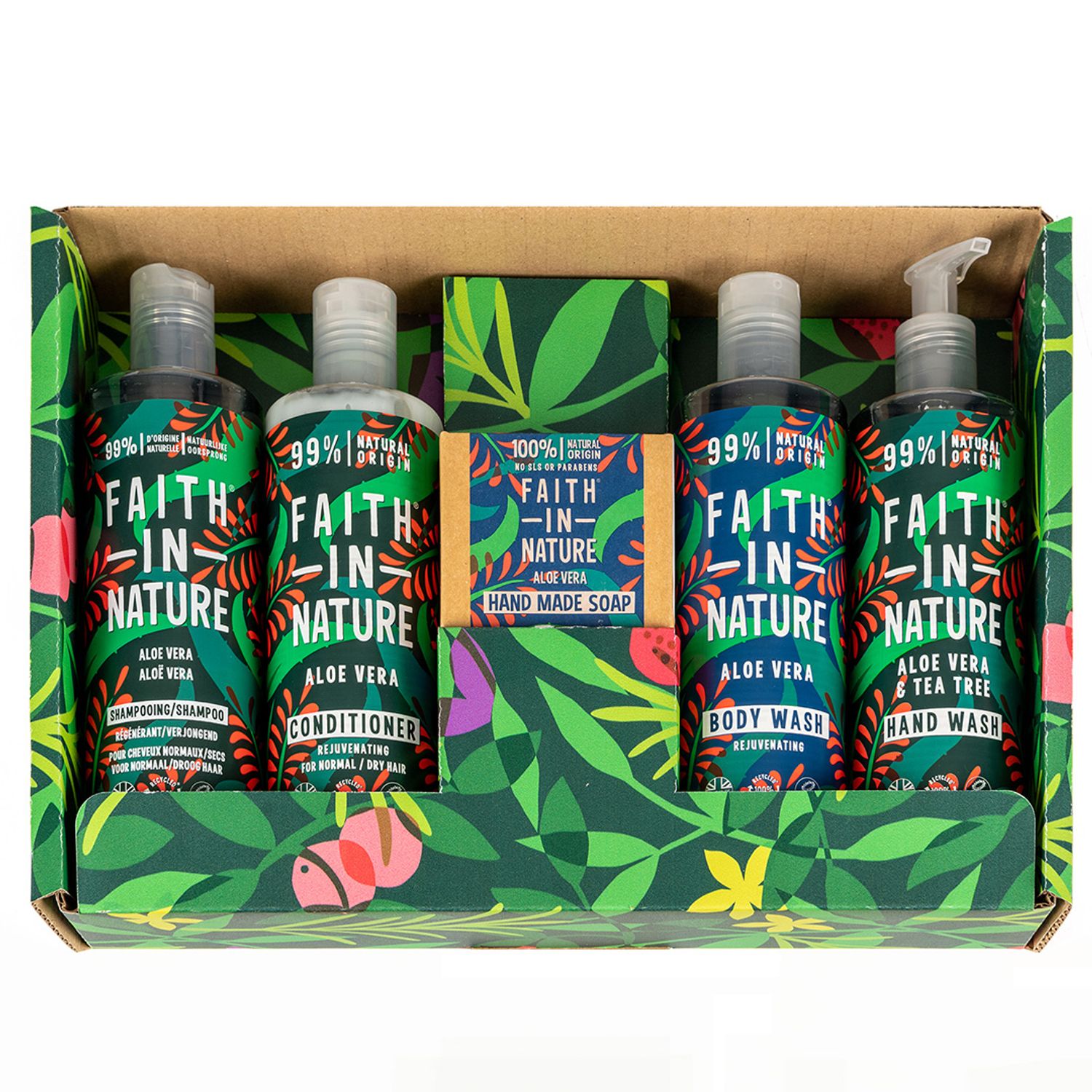 Set ritual de ingrijire Faith in Nature  cu Aloe Vera, 5 pcs. fotografia produsului