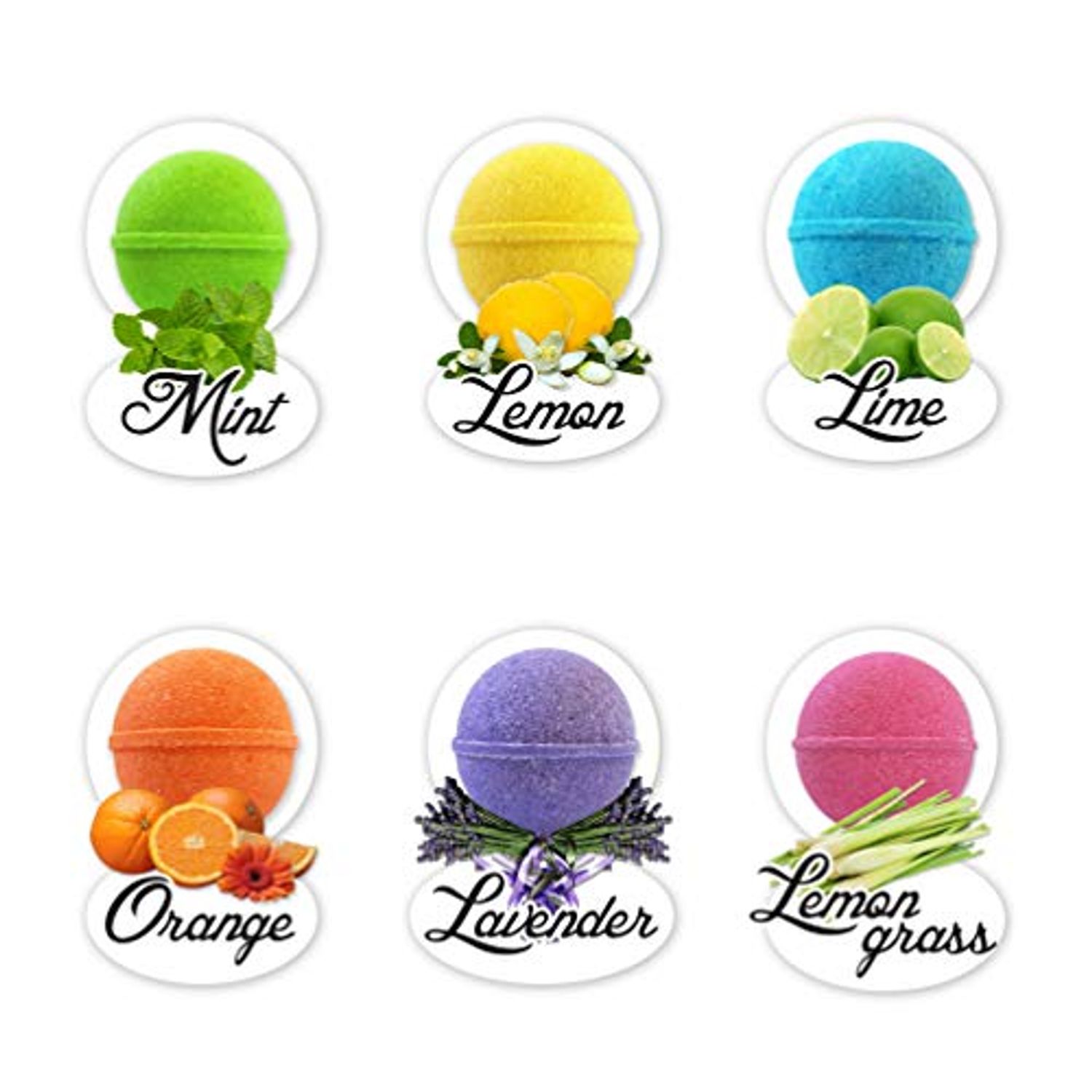 Set 12 bile efervescente de baie, Lora Luxury, 12 x 70 gr fotografia produsului View 2 L