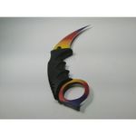 Cutit Karambit, tricolor 18.5 cm fotografia produsului View 2 S