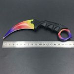 Cutit Karambit, tricolor 18.5 cm fotografia produsului View 6 S