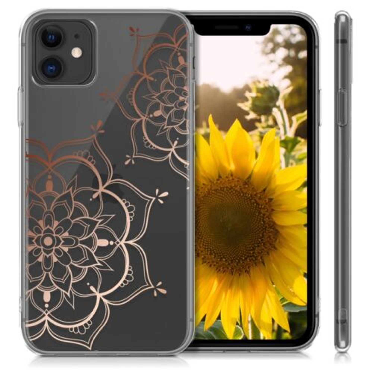 Husa pentru Apple iPhone 11, Silicon, Rose Gold, 49785.19 fotografia produsului View 2 L