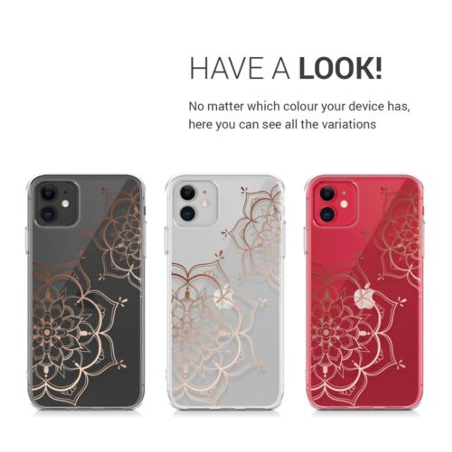 Husa pentru Apple iPhone 11, Silicon, Rose Gold, 49785.19 fotografia produsului View 5 L