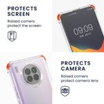 Husa Kwmobile pentru Huawei nova 8i, Silicon, Transparent/Negru, 57666.01 fotografia produsului View 5 S