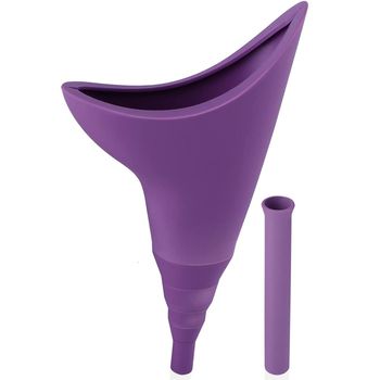 Dispozitiv Pentru Urinat Din Silicon Cu Extensie Detasabila, Purple - Purple