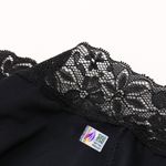 Chiloți Menstruali cu Dantelă Florală - XS, Negru fotografia produsului View 10 S