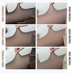 Dres fals-translucid pentru iarnă cu căptuseală pufoasă - Negru, L-XL (320g) fotografia produsului View 10 S