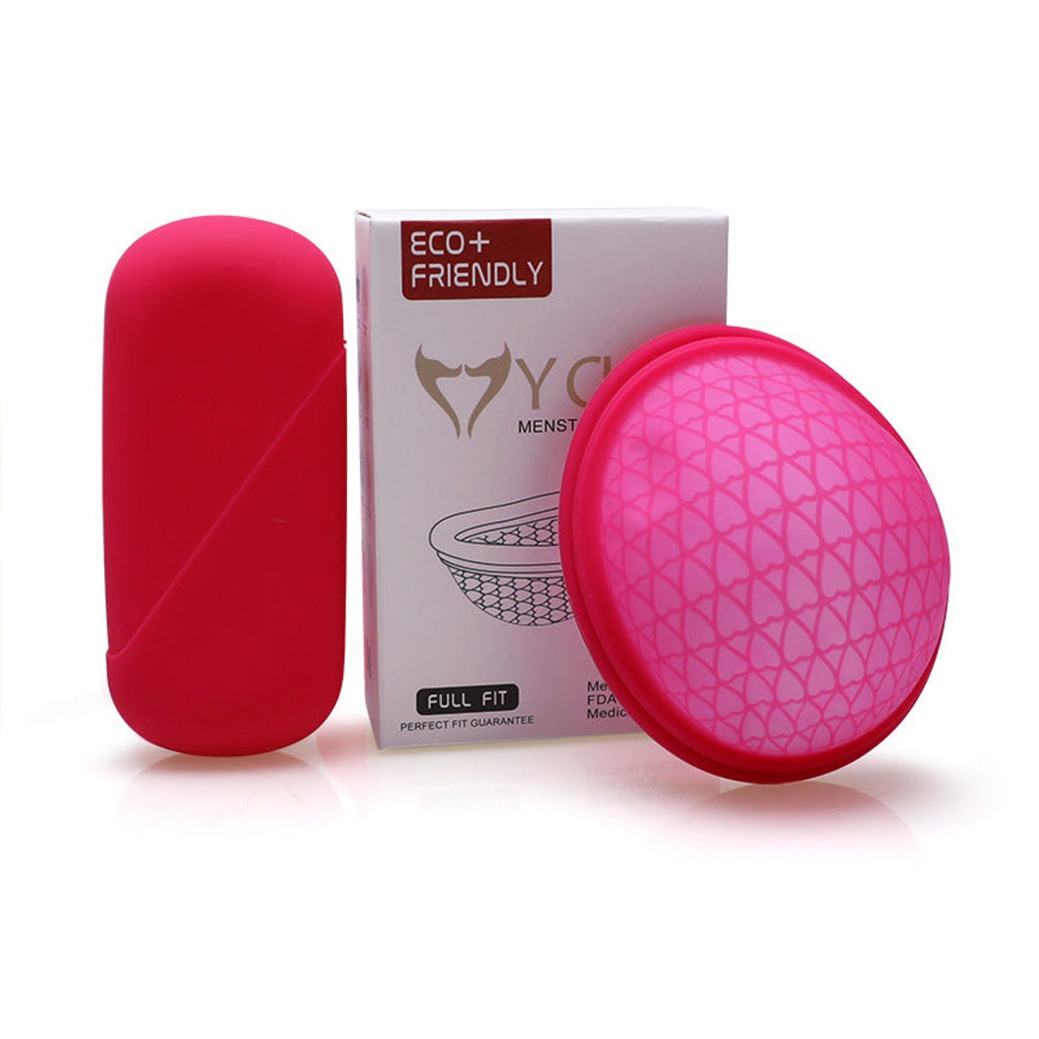 Cupă Menstruală Pliabilă, Roz, mărimi S, L fotografia produsului View 3 L