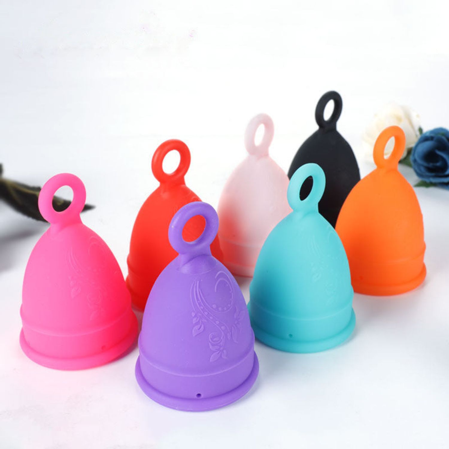 Cupă Menstruală Ring, Negru, mărimea L fotografia produsului View 6 L