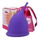 Cupă Menstruală Drop, Mov, mărimi S, L fotografia produsului