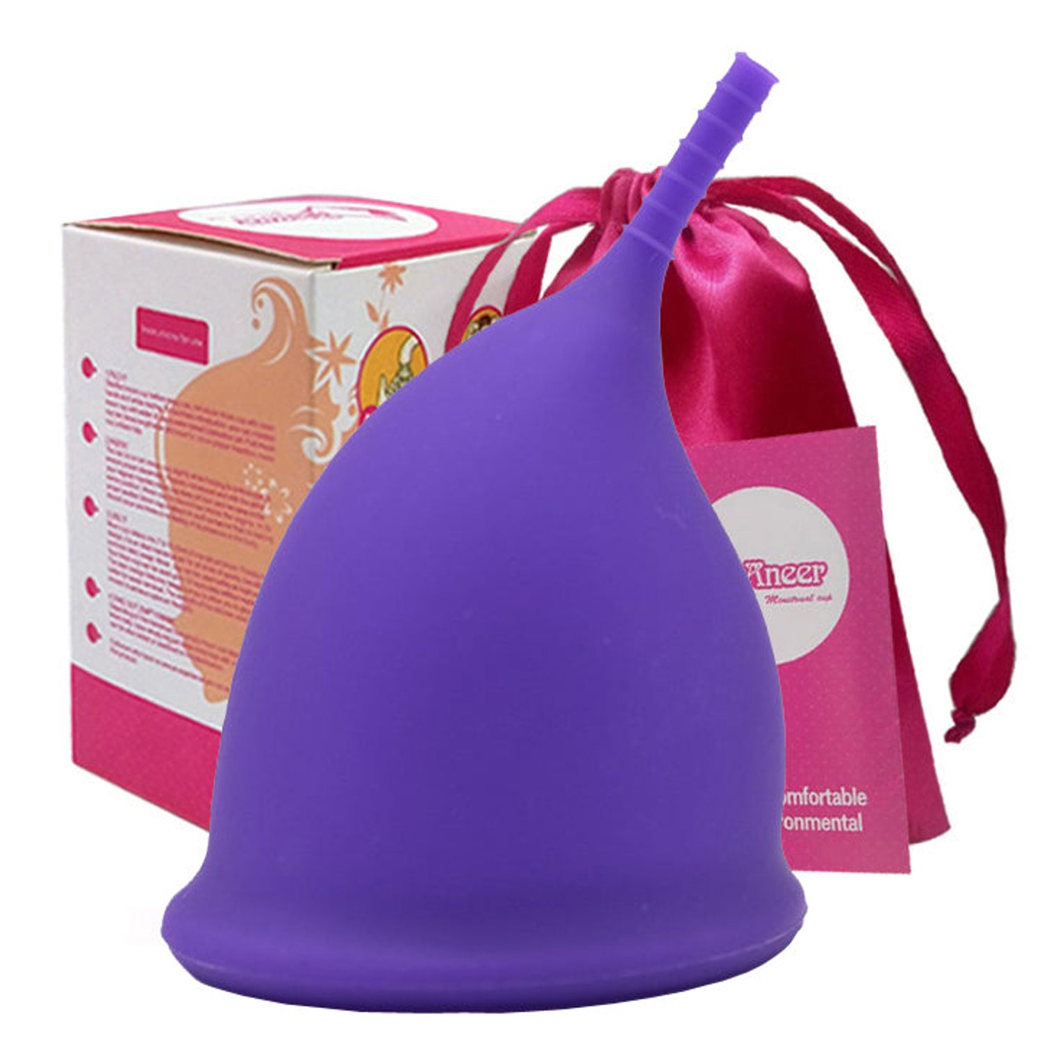 Cupă Menstruală Drop, Mov, mărimi S, L fotografia produsului