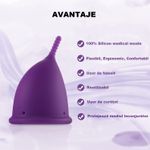 Cupă Menstruală Drop, Mov, mărimi S, L fotografia produsului View 7 S