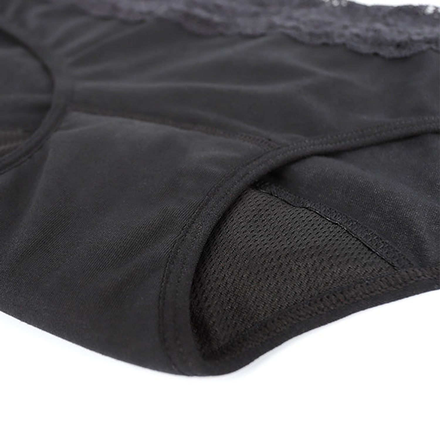 Chiloți Menstruali 100% Bumbac Eva - XL, Negru fotografia produsului View 3 L