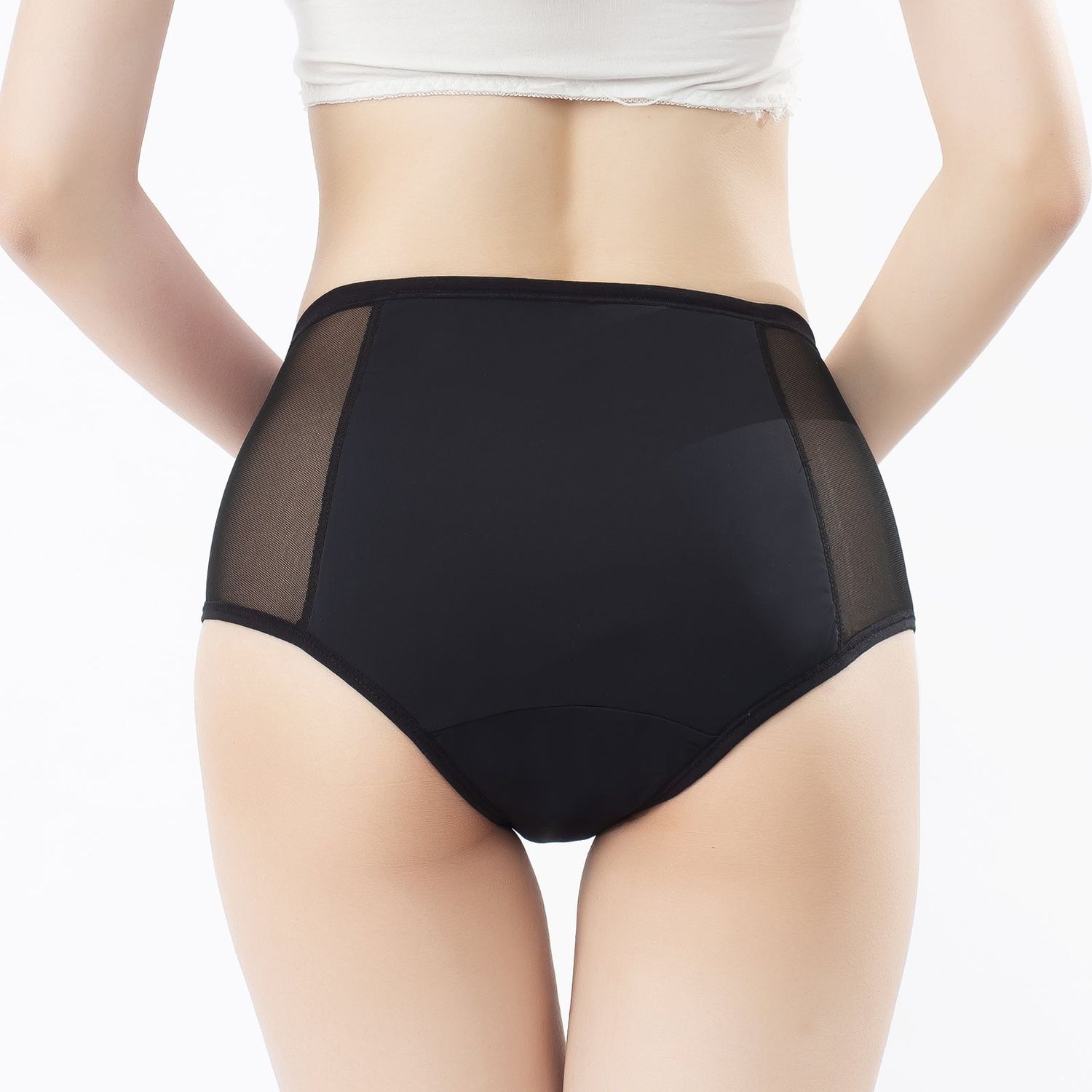 Chiloți Menstruali Daria - M, Negru fotografia produsului View 2 L
