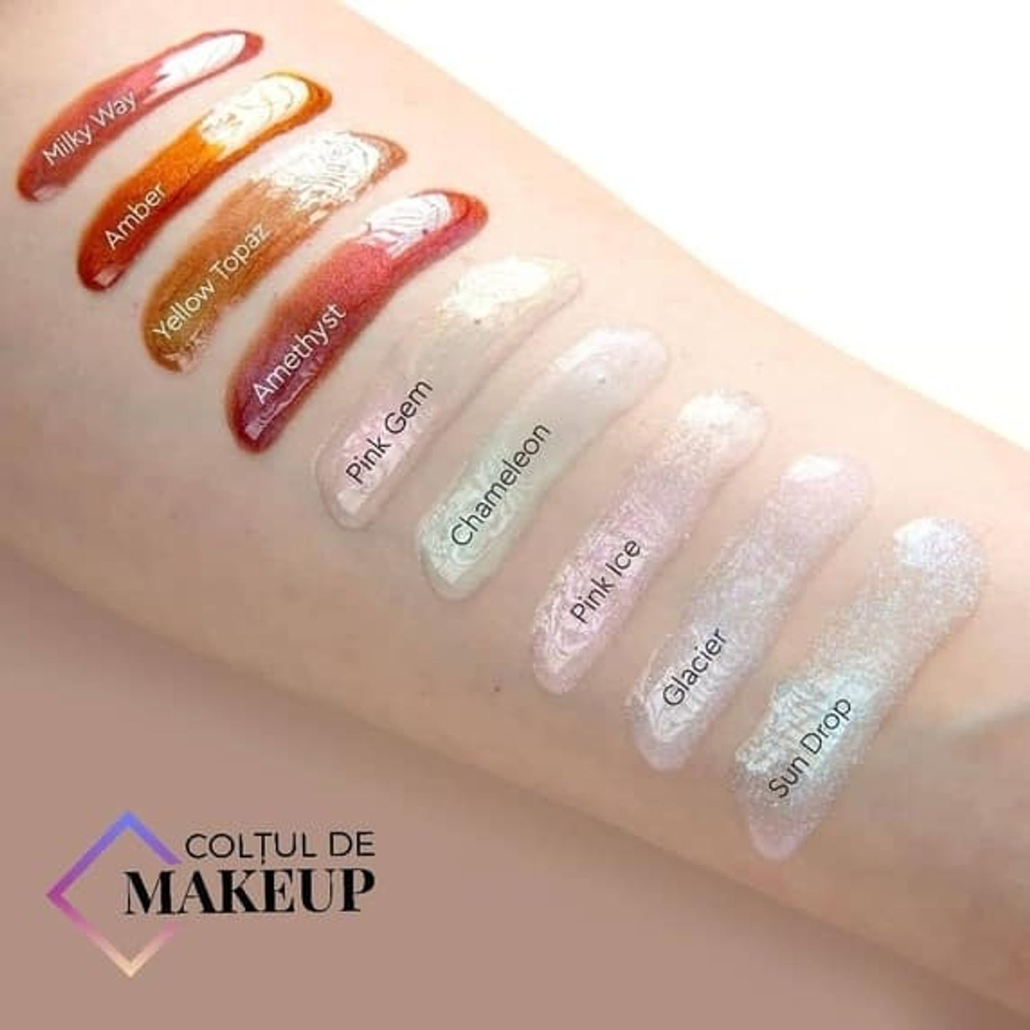 Luciu de buze cu microparticule Holographic Gloss Multidimensional by ABSOLUTE New York, 16ml - 04 Chameleon fotografia produsului View 3 L