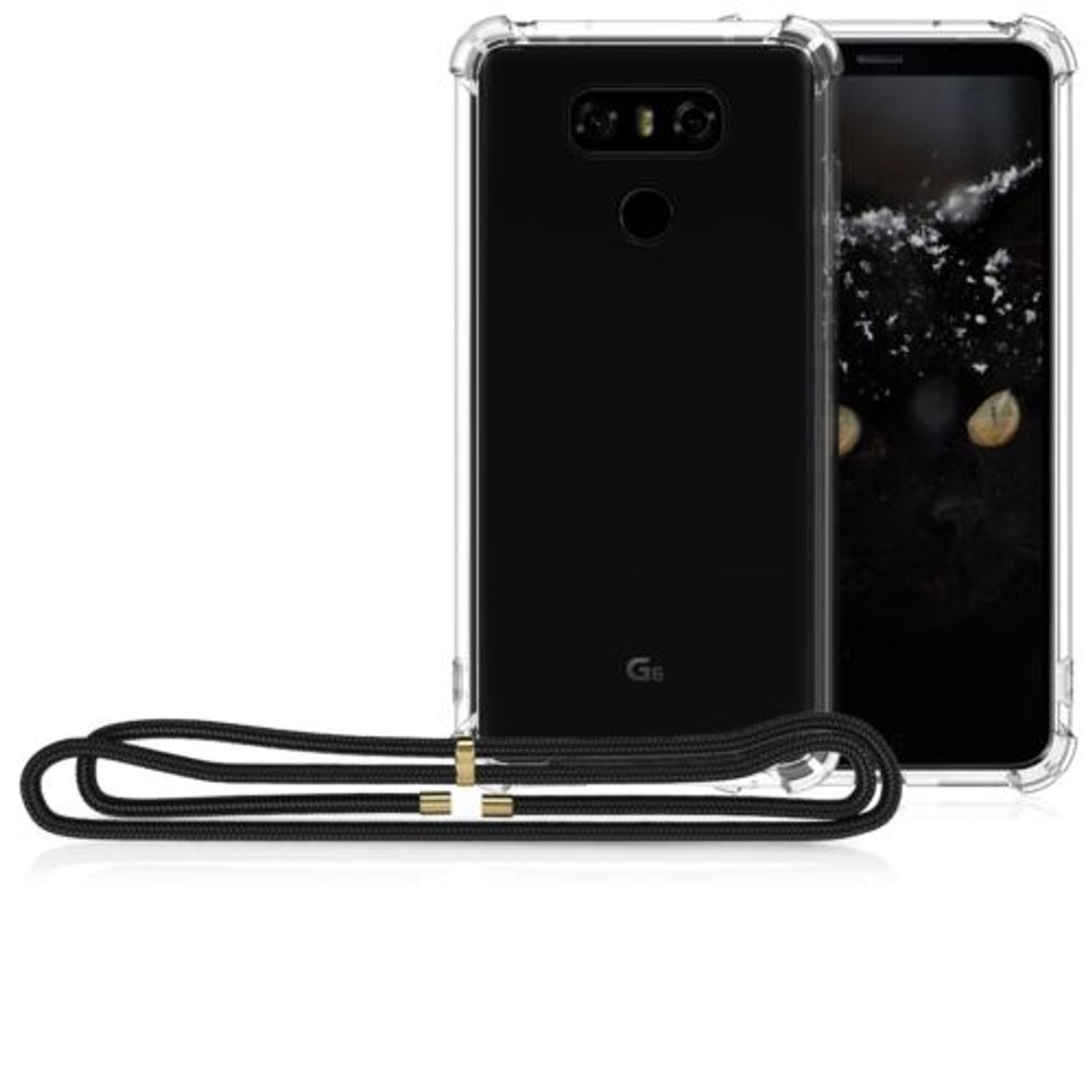 Husa pentru LG G6, Silicon, Transparent, 51835.03 fotografia produsului View 4 L