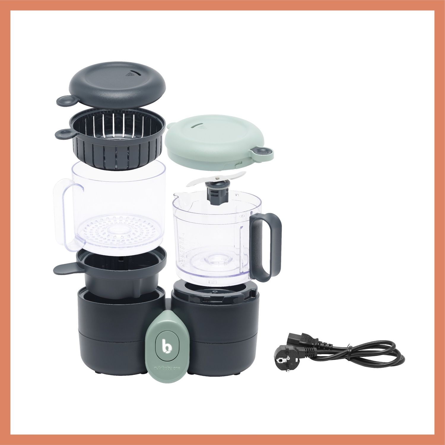 Robot Babymoov Multifunctional 4 in 1 Nutribaby ONE fotografia produsului View 4 L