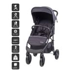 Carucior Style 3 in 1 Black, BabyGo fotografia produsului View 4 S