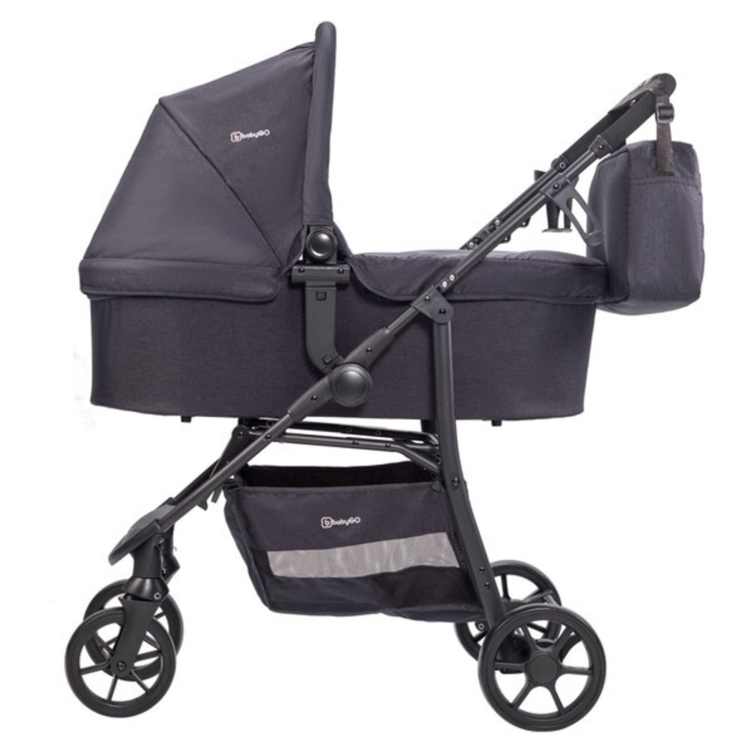 Carucior Style 3 in 1 Black, BabyGo fotografia produsului View 6 L